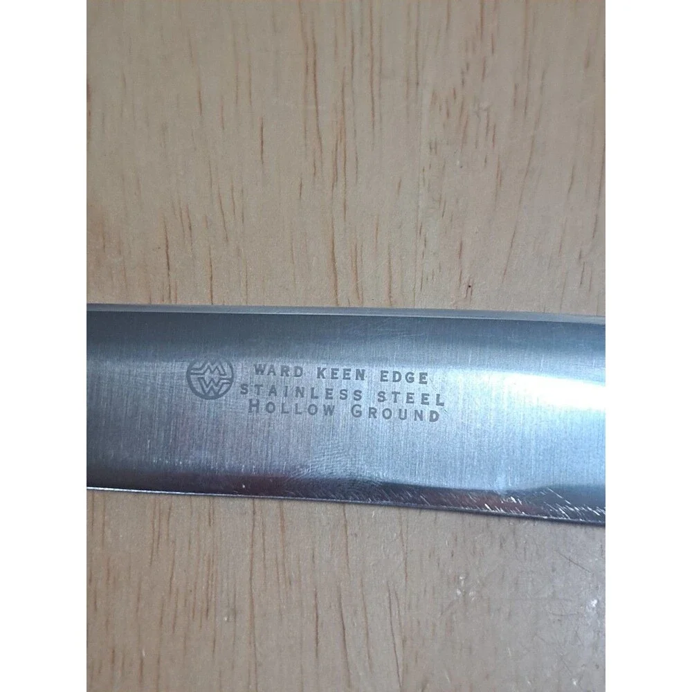 Ward Keen Edge Stainless Steel Hollow Ground Knife & Fork Set
